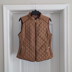 Love Tree | Quilted Brown Vest